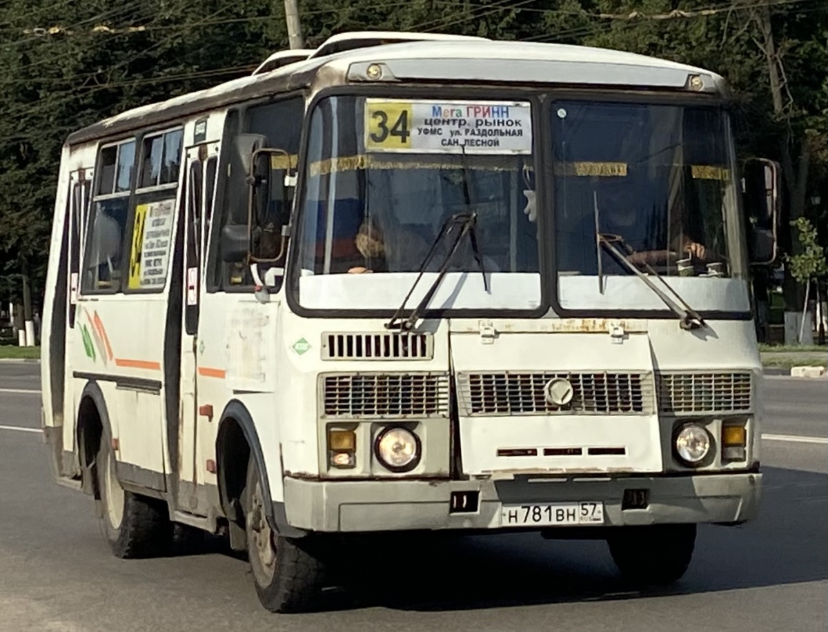 Н 781 ВН 57 Н 781 ВН 57