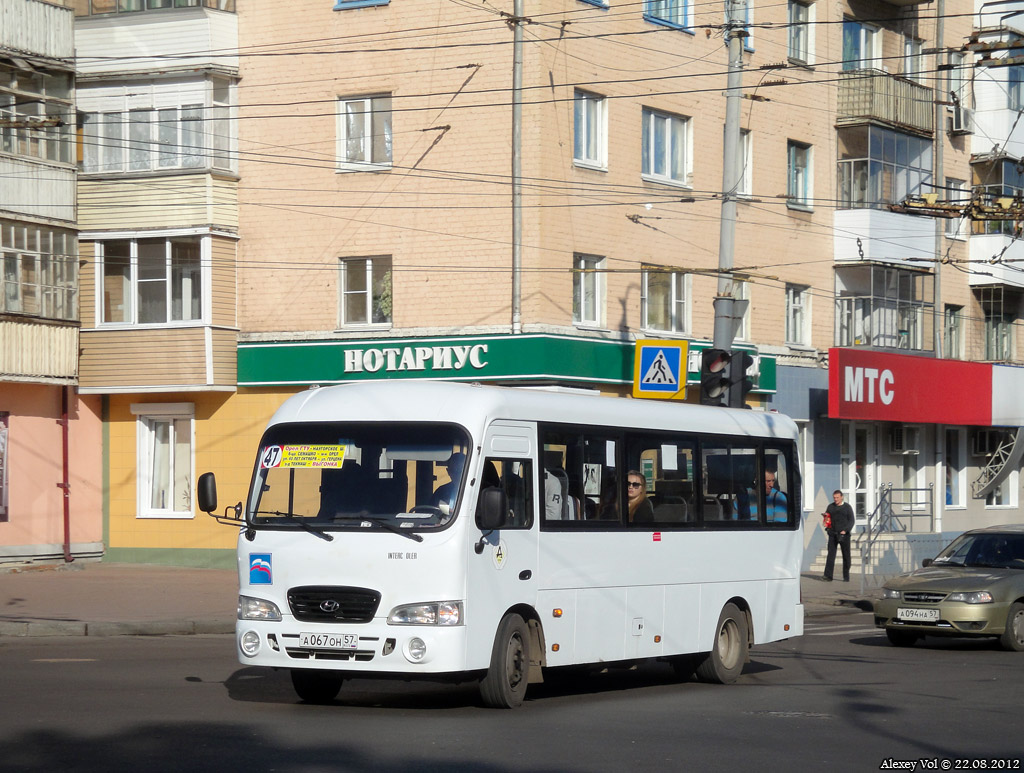 А 067 ОН 57 А 067 ОН 57