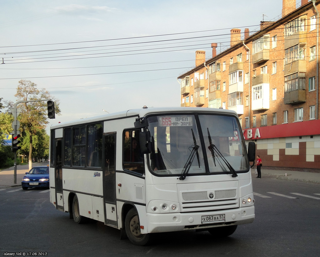 Х 083 ВА 57 Х 083 ВА 57