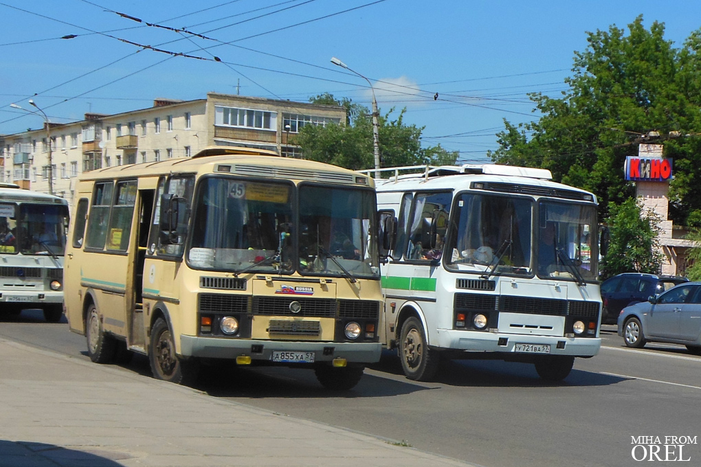 У 721 ВА 57, А 855 ХА 57 У 721 ВА 57, А 855 ХА 57
