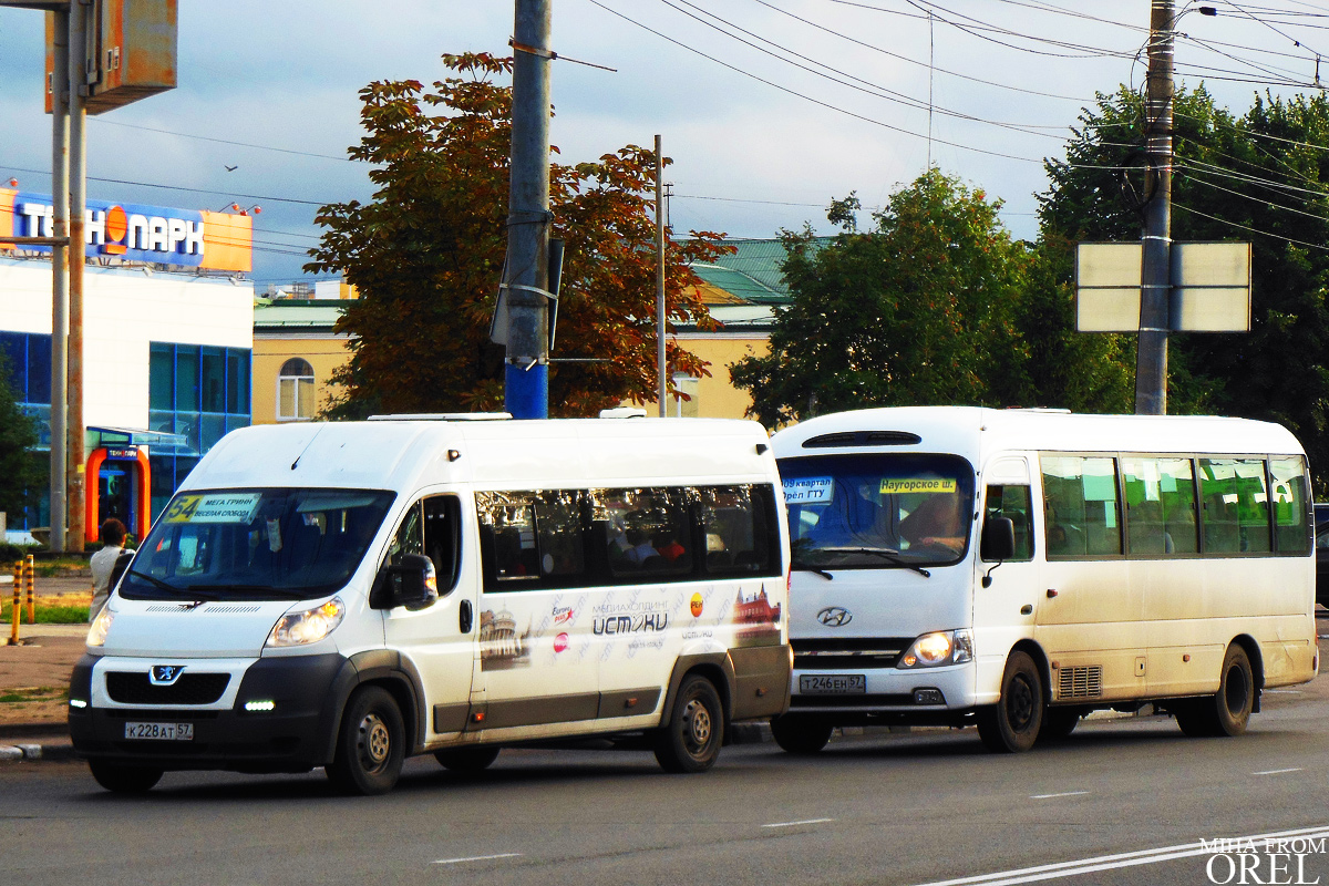 Т 246 ЕН 57, К 228 АТ 57 Т 246 ЕН 57, К 228 АТ 57