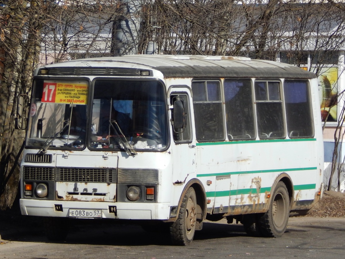 Е 083 ВО 57 Е 083 ВО 57