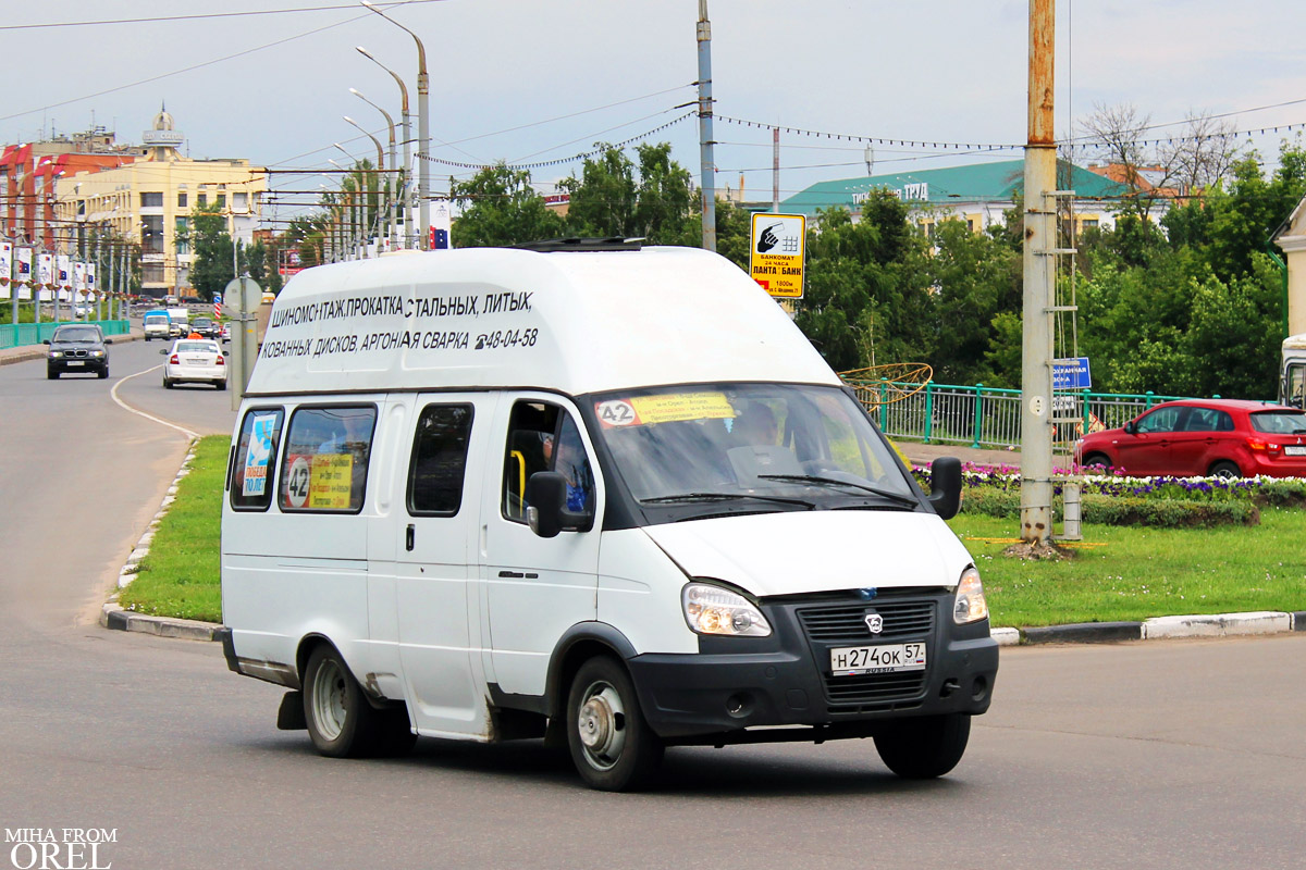 Н 274 ОК 57 Н 274 ОК 57