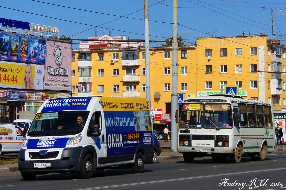 Р 891 ТА 57, М 523 ЕК 57 Р 891 ТА 57, М 523 ЕК 57