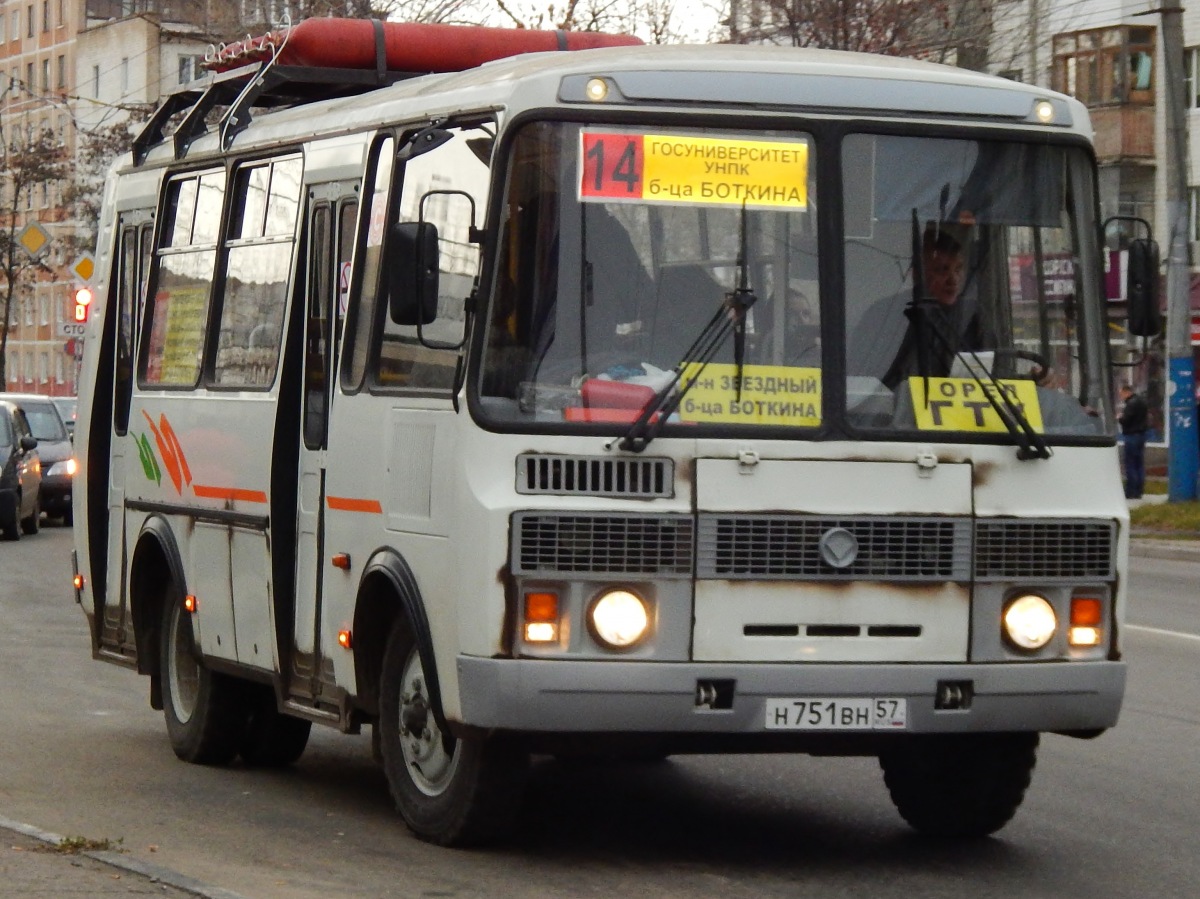 Н 751 ВН 57 Н 751 ВН 57