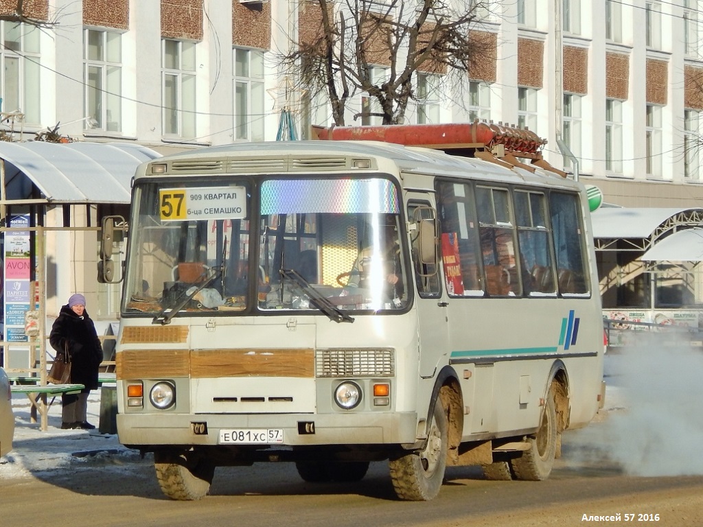 Е 081 ХС 57 Е 081 ХС 57