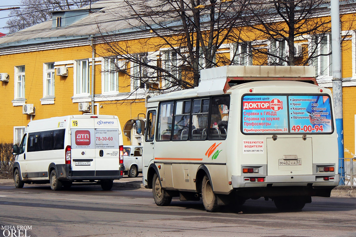 Х 852 ЕХ 57, М 482 КА 57 Х 852 ЕХ 57, М 482 КА 57