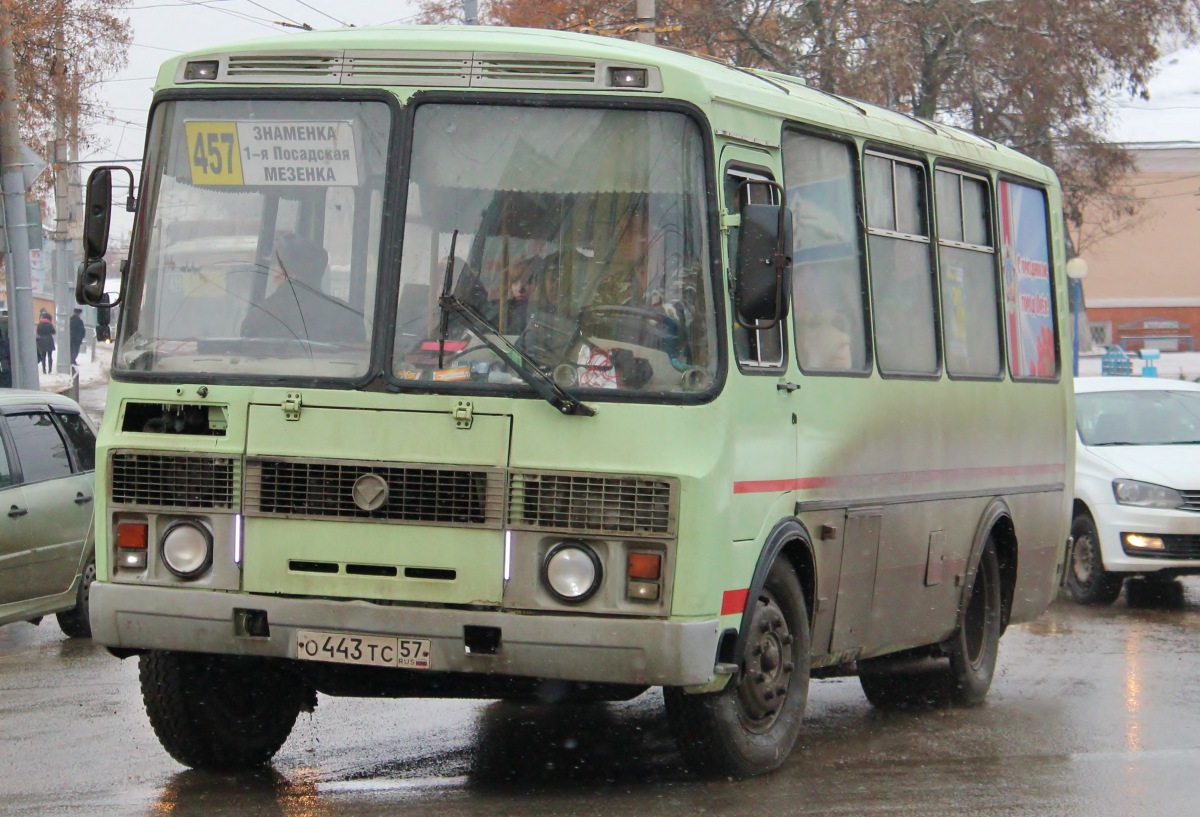 О 443 ТС 57 О 443 ТС 57