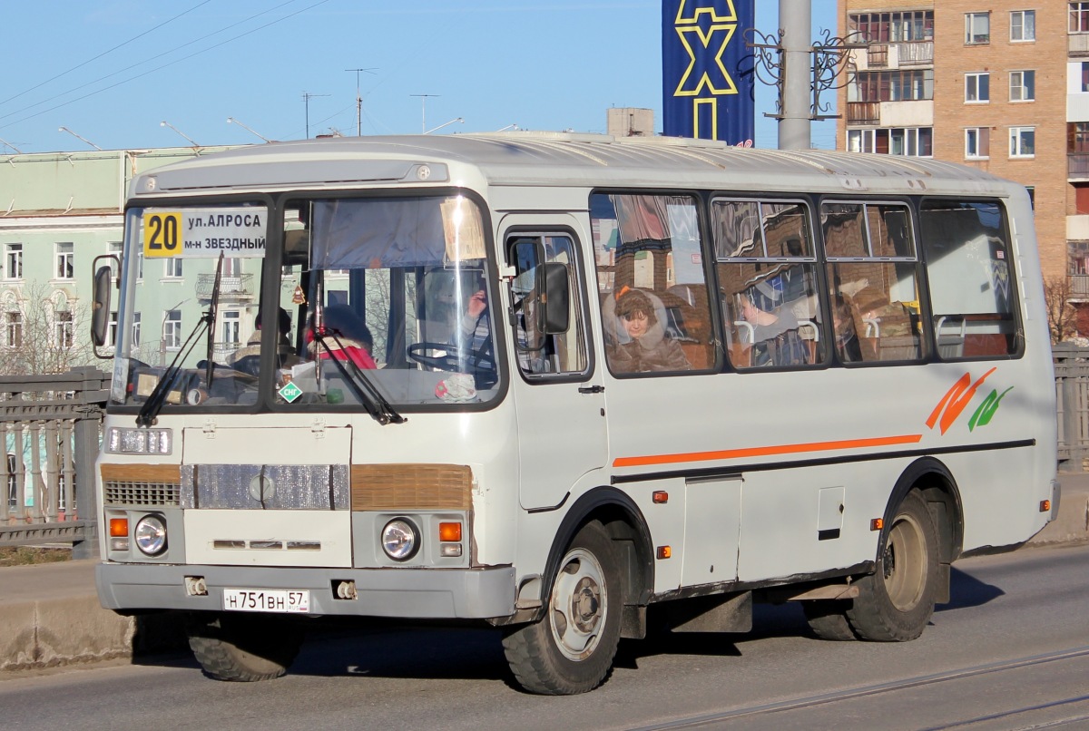 Н 751 ВН 57 Н 751 ВН 57