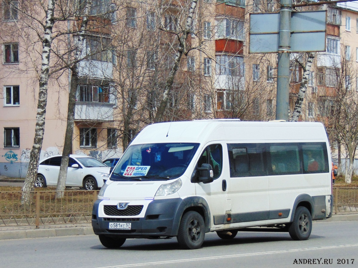 О 581 КС 57 О 581 КС 57