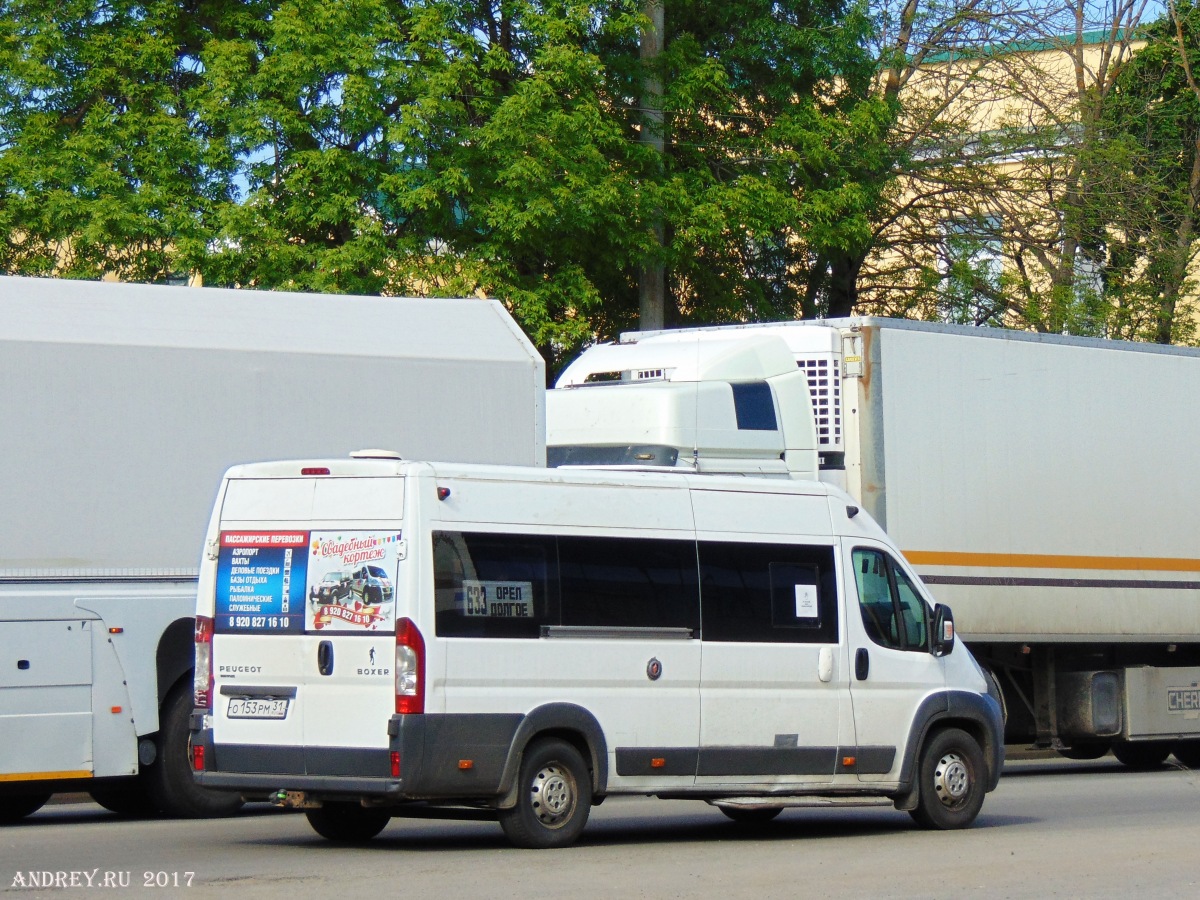 О 153 РМ 31 О 153 РМ 31
