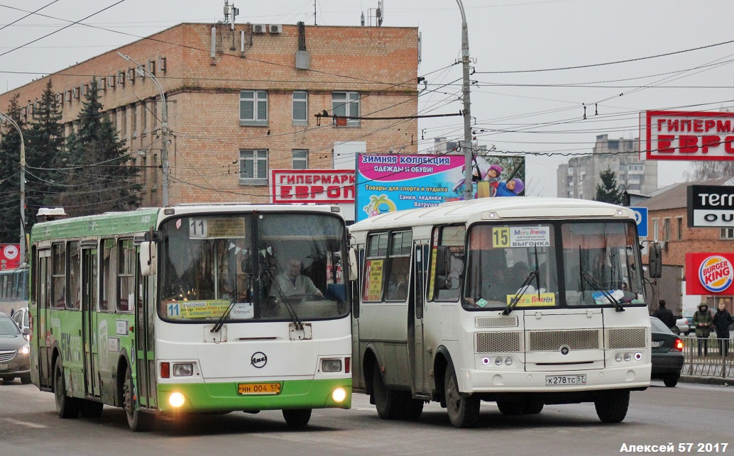 НН 004 57, К 278 ТС 57 НН 004 57, К 278 ТС 57