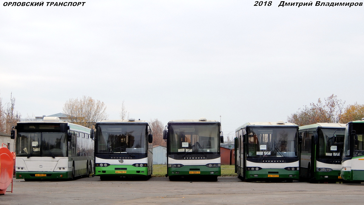 (ВН 710 77), (ХТ 325 77), (АХ 769 77), (ХТ 326 77), (АО 397 77), Московские автобусы для Орла (ВН 710 77), (ХТ 325 77), (АХ 769 77), (ХТ 326 77), (АО 397 77), Московские автобусы для Орла