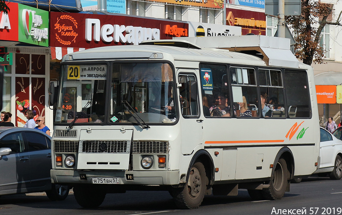 Н 751 ВН 57 Н 751 ВН 57