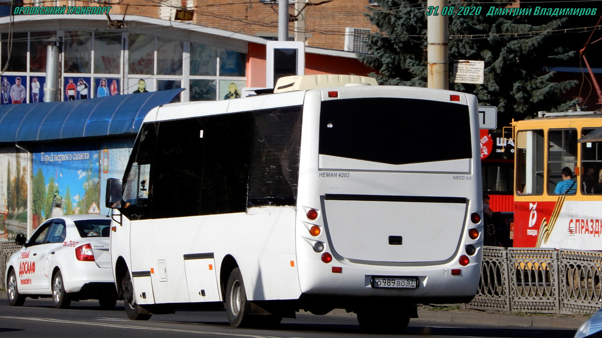 О 989 ВО 57 О 989 ВО 57