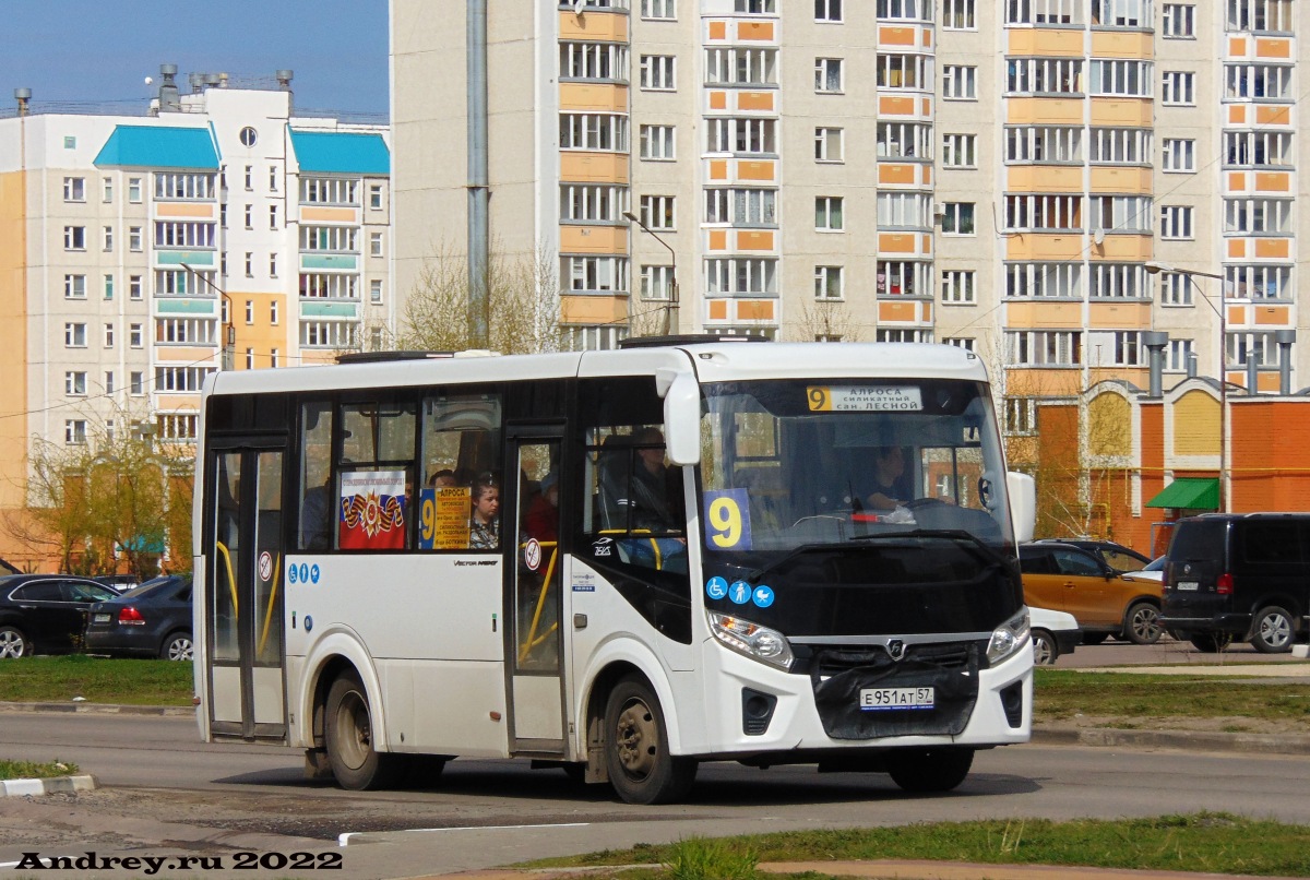 Е 951 АТ 57 Е 951 АТ 57